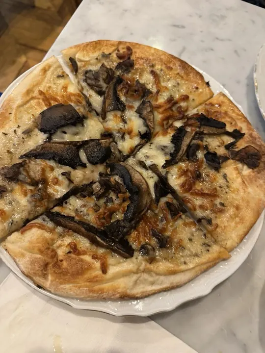 Mushroom Fontina Pizza